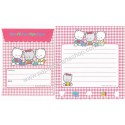 Ano 1989. Conjunto de papel de Carta Nya*Ni*Nyu*Nye*Nyon CRS Vintage Sanrio