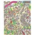 Ano 1991. Conjunto de Papel de Carta RuRuRuGakuen Vintage Sanrio