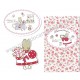 Ano 2022. Conjunto de Mini-Papéis de Carta Marron Cream Sanrio