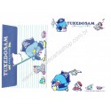 Ano 1987. Conjunto de Papel de Carta Tuxedosam Pirates Vintage Sanrio