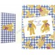 Ano 1996. Conjunto de Papel de Carta Holly's Bear XDZ Vintage Sanrio