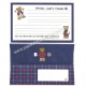 Ano 1996. Conjunto de Papel de Carta Mr. Bears Dream BD P Vintage Sanrio