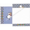 Ano 1996 Conjunto de Papel de Carta Pochacco Top Dog Vintage Sanrio