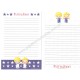 Ano 1999. Conjunto de Papel de Carta Patty & Jimmy Stars Sanrio