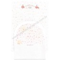 Ano 1993. Conjunto de Papel de Carta Marron Cream VEG Vintage Sanrio
