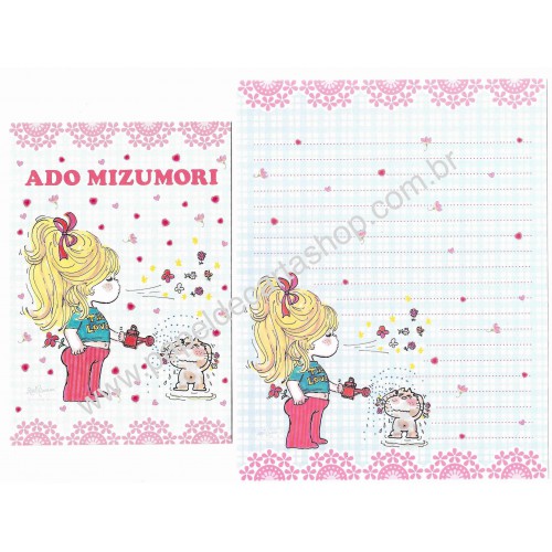 Conjunto de Papel de Carta com envelope ADO MIZUMORI 0108