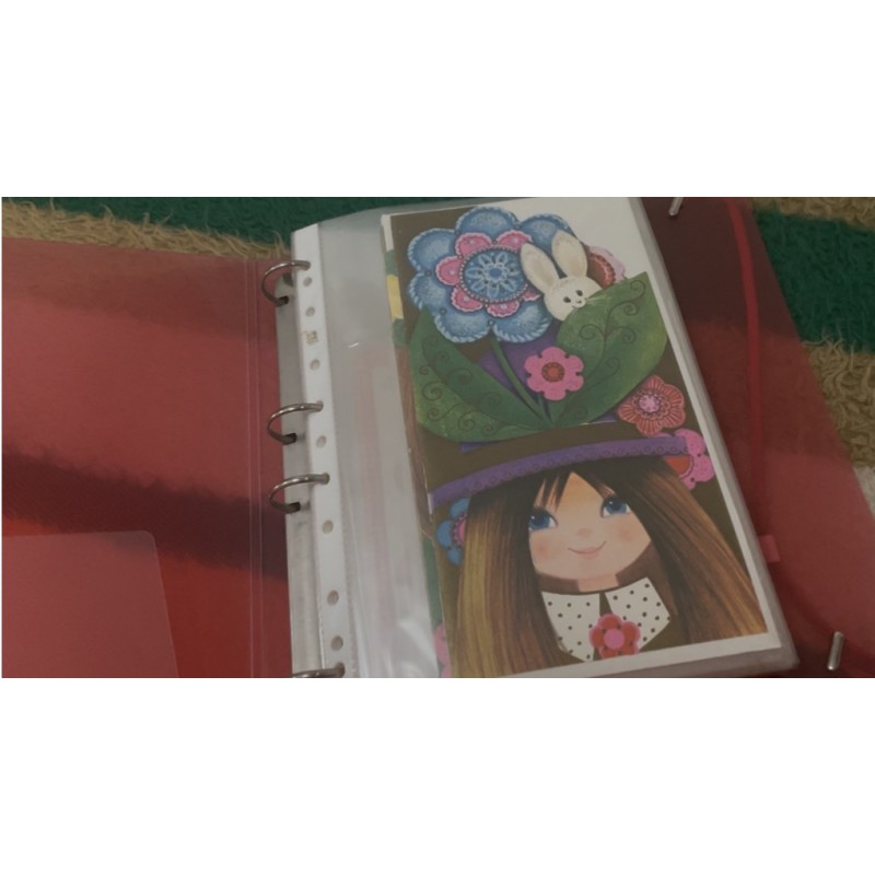 Pasta & Coleção de Notecards Antigos importados Originais
