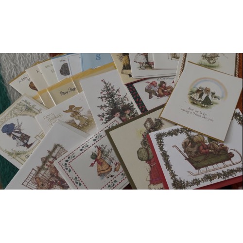 Coleção de Notecards Cartões Holly Hobbie Originais 1970