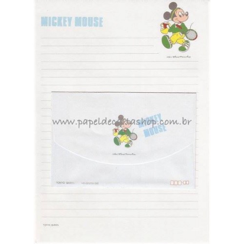 Conjunto de Papel de Carta Vintage Disney Mickey Mouse CAZ TOKYO QUEEN