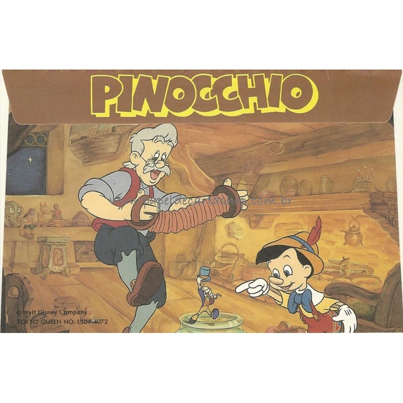 Envelope AVULSO Pinocchio Disney