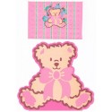 Ano 1995. Conjunto de Papel de Carta Bear Vintage Sanrio