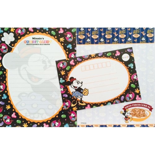 Conjunto de Papel de Carta Disney Minnie Mouse Candy