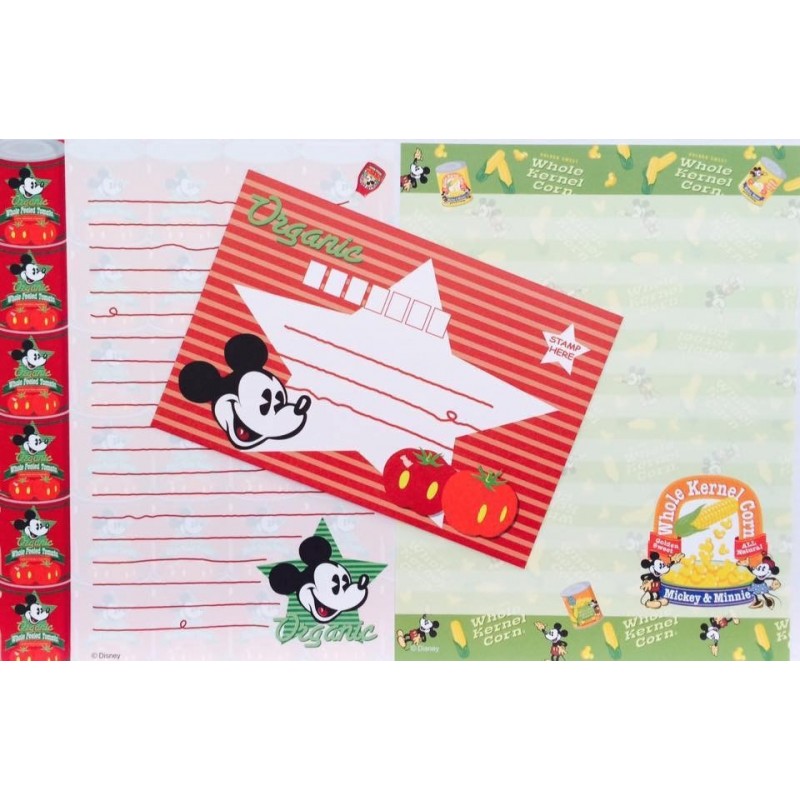 Conjunto de Papel de Carta Disney Mickey Mouse Organic