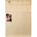 Conjunto de Papel de Carta Antigo Bonnie Bonnets GLA