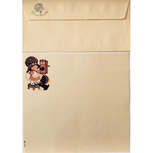 Conjunto de Papel de Carta Antigo Bonnie Bonnets GLA