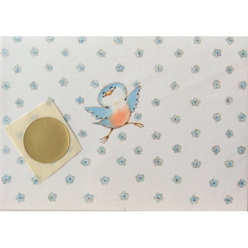 Postalete Antigo Importado Blue Bird